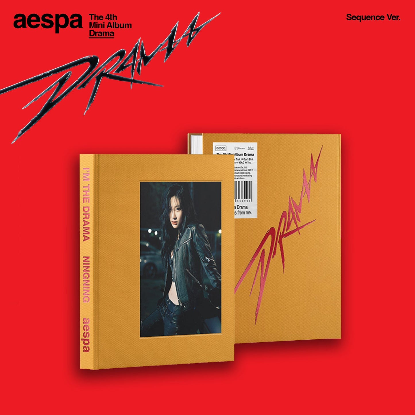 AESPA 4TH MINI ALBUM 'DRAMA' (SEQUENCE) NINGNING VERSION COVER