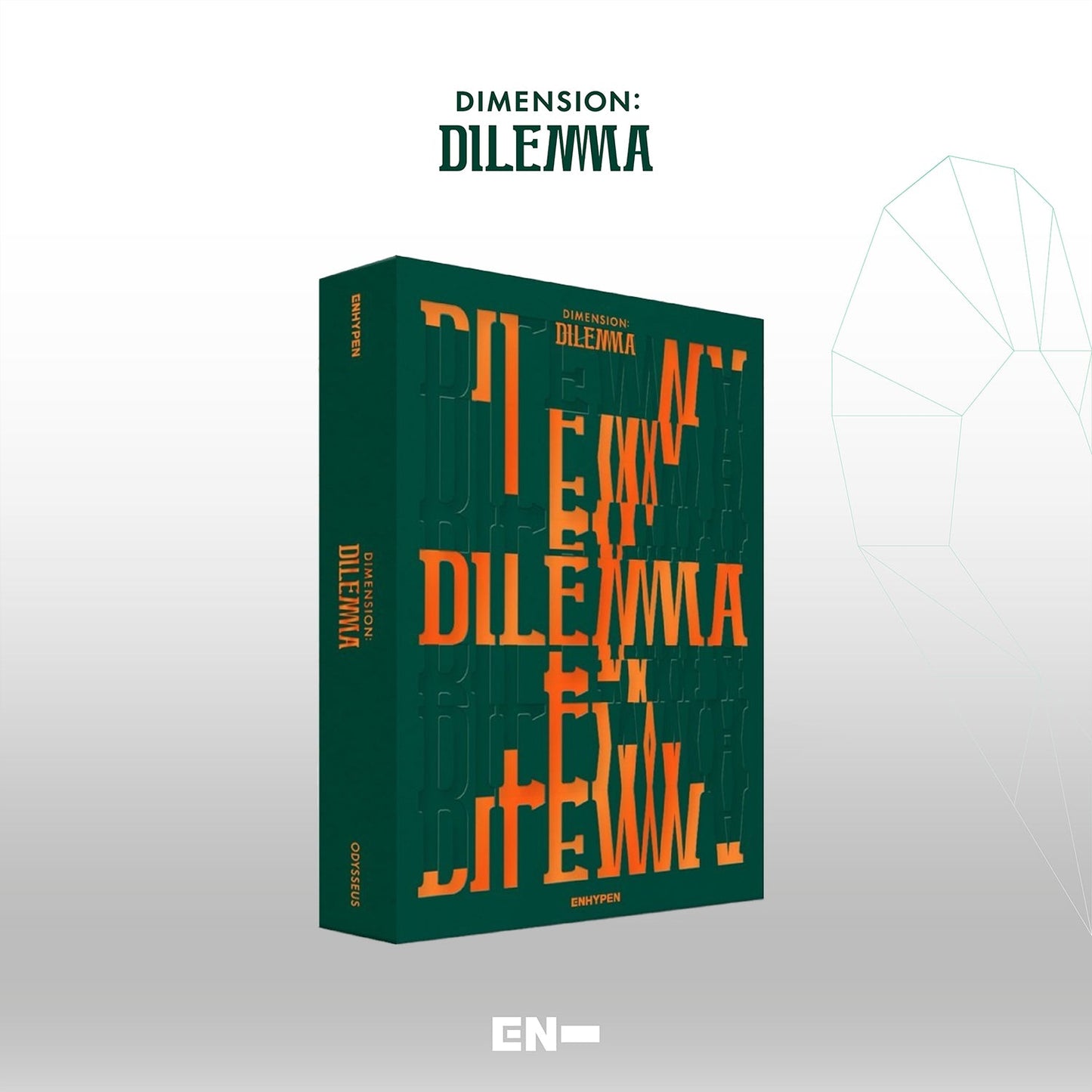 ENHYPEN 1ST ALBUM 'DIMENSION : DILEMMA' ODYSSEUS VERSION COVER