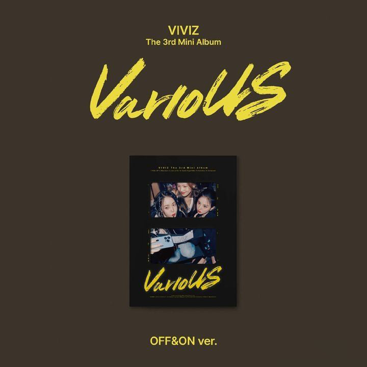 VIVIZ 3RD MINI ALBUM 'VARIOUS' (PHOTOBOOK) OFF&ON VERSION COVER