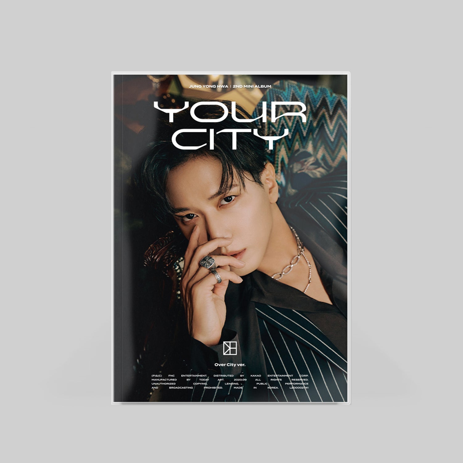 JUNG YONG HWA 2ND MINI ALBUM 'YOUR CITY' OVER CITY VERSION COVER