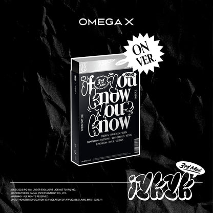 OMEGA X 3RD MINI ALBUM 'IYKYK' ON VERSION COVER