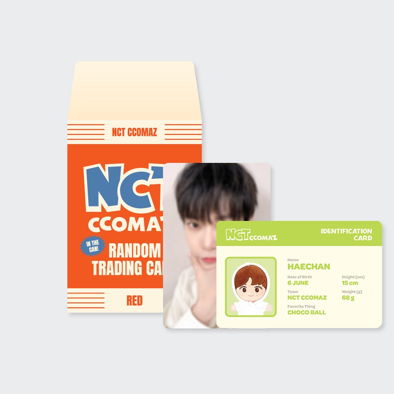NCT TRADING CARD SET 'NCT CCOMAZ GROCERY STORE MD' RED VERSION COVER