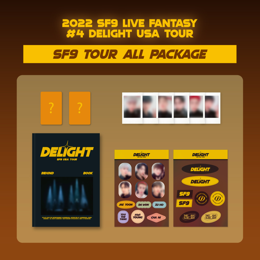 SF9 2022 LIVE FANTASY #4 DELIGHT USA TOUR COVER