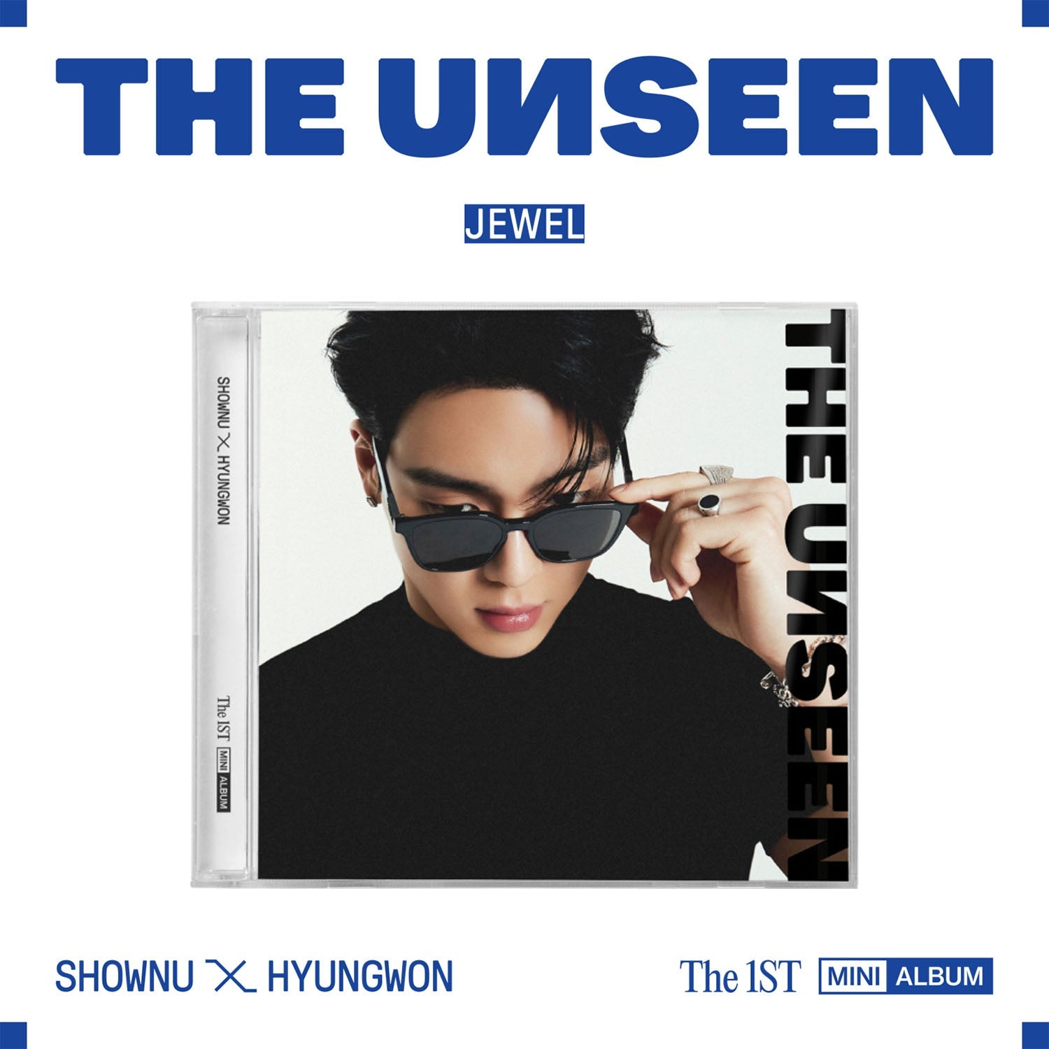 SHOWNU X HYUNGWON 1ST MINI ALBUM 'THE UNSEEN' (JEWEL) SHOWNU VERSION COVER