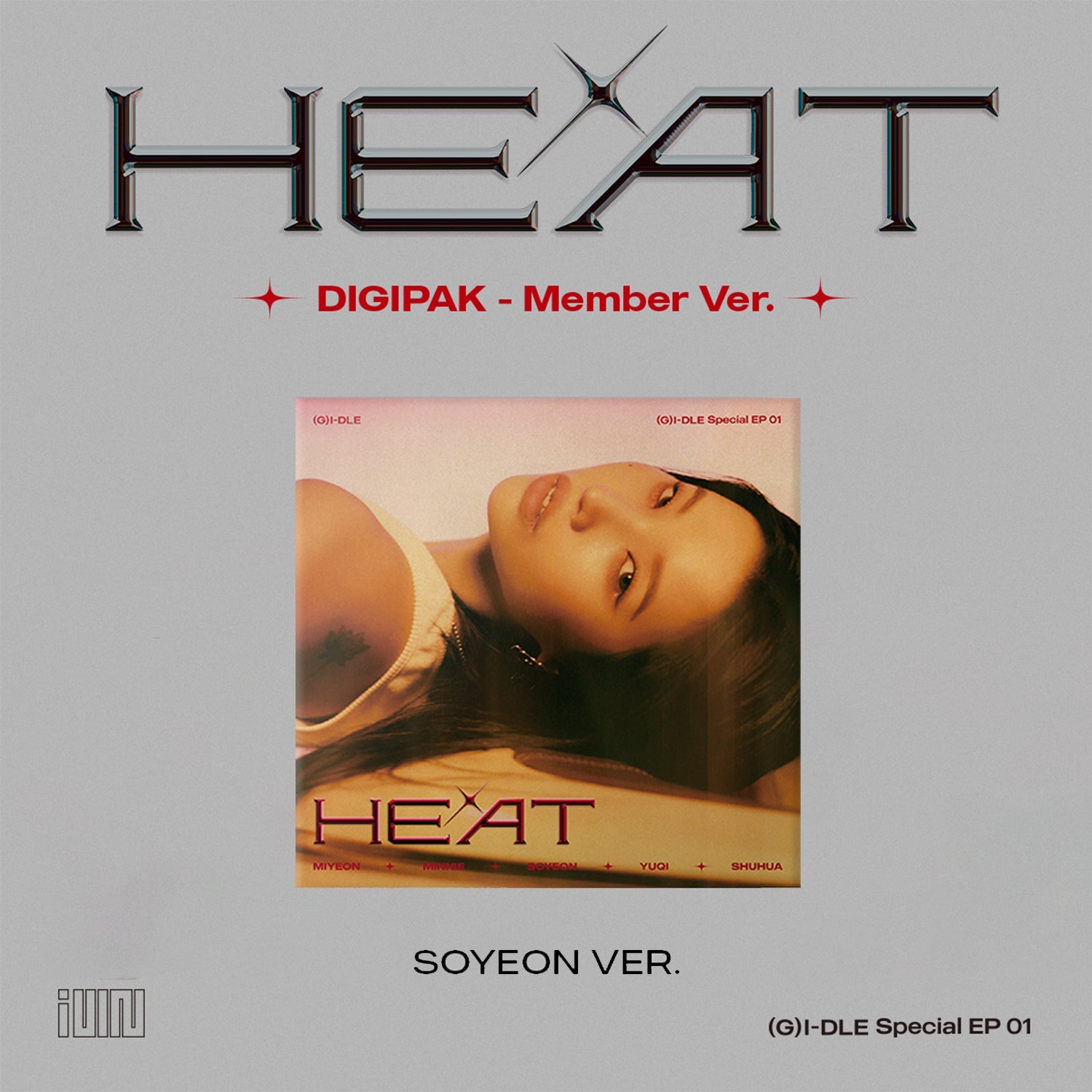 (G)I-DLE SPECIAL ALBUM 'HEAT' (DIGIPACK) SOYEON VERSION COVER