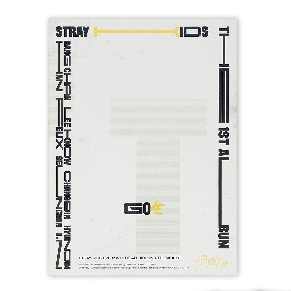 STRAY KIDS 1ST ALBUM 'GO生 (GO LIVE)' B VERSION DETAIL
