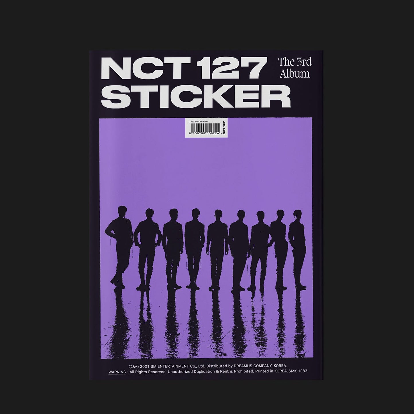 NCT 127 3RD ALBUM 'STICKER' Sticker Cover