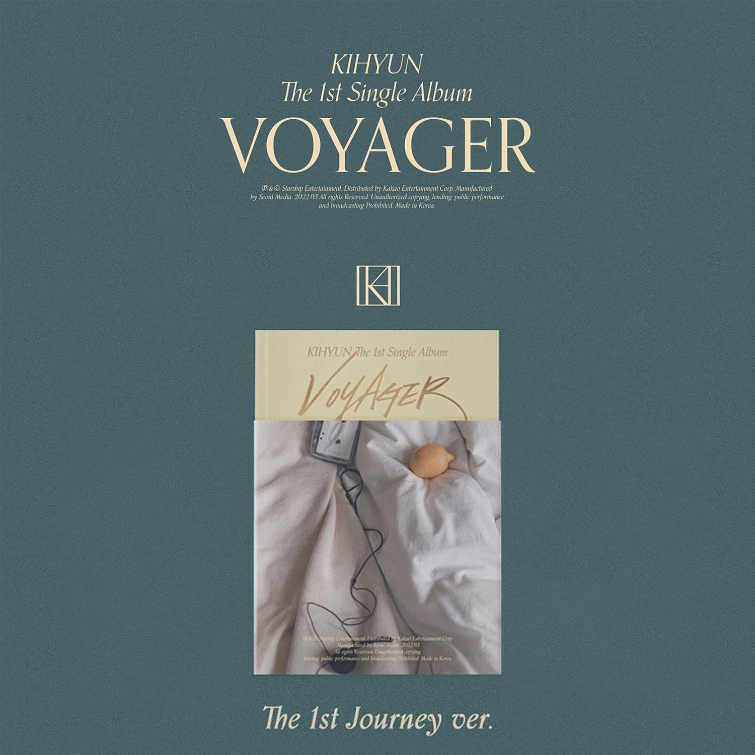 KIHYUN (MONSTA X) 1ST SINGLE ALBUM 'VOYAGER' THE 1ST JOURNEY VERSION COVER