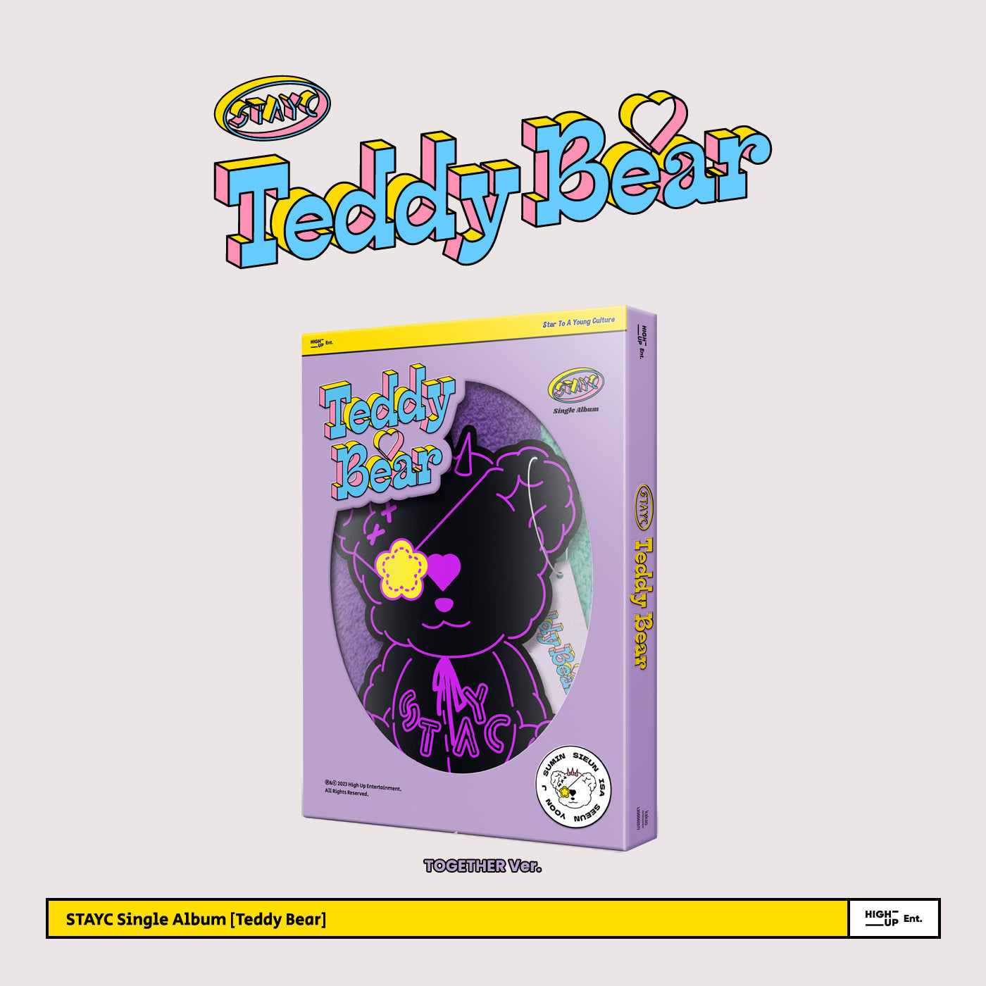 STAYC 4TH SINGLE ALBUM 'TEDDY BEAR' TOGETHER VERSION COVER