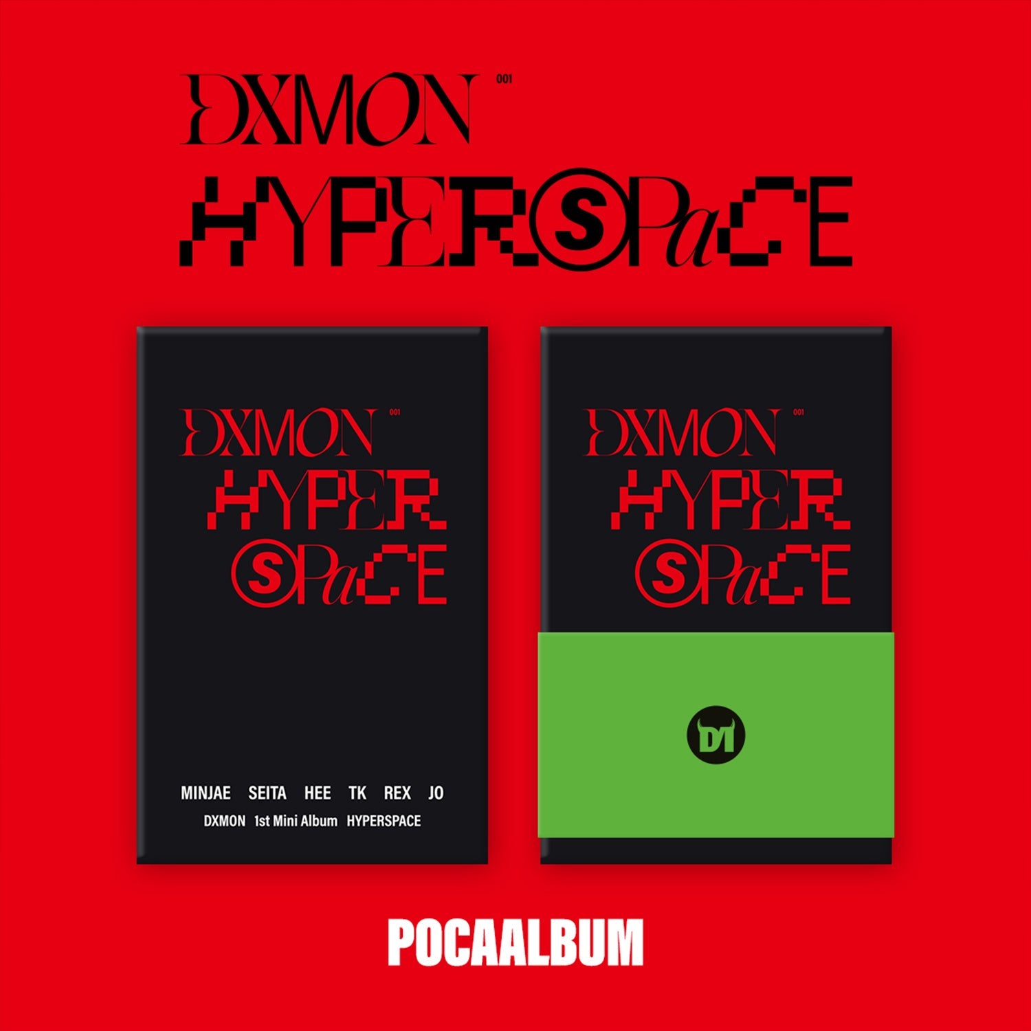DXMON 1ST MINI ALBUM 'HYPERSPACE' (POCA) COVER