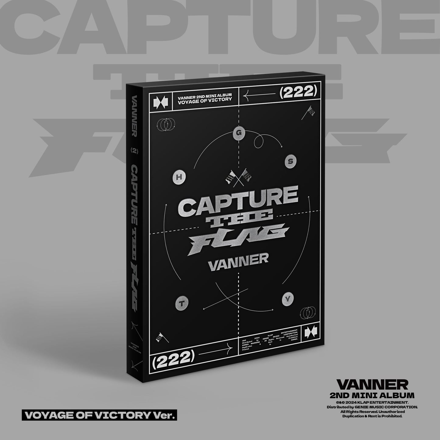 VANNER 2ND MINI ALBUM 'CAPTURE THE FLAG' VOYAGE OF VICTORY VERSION COVER