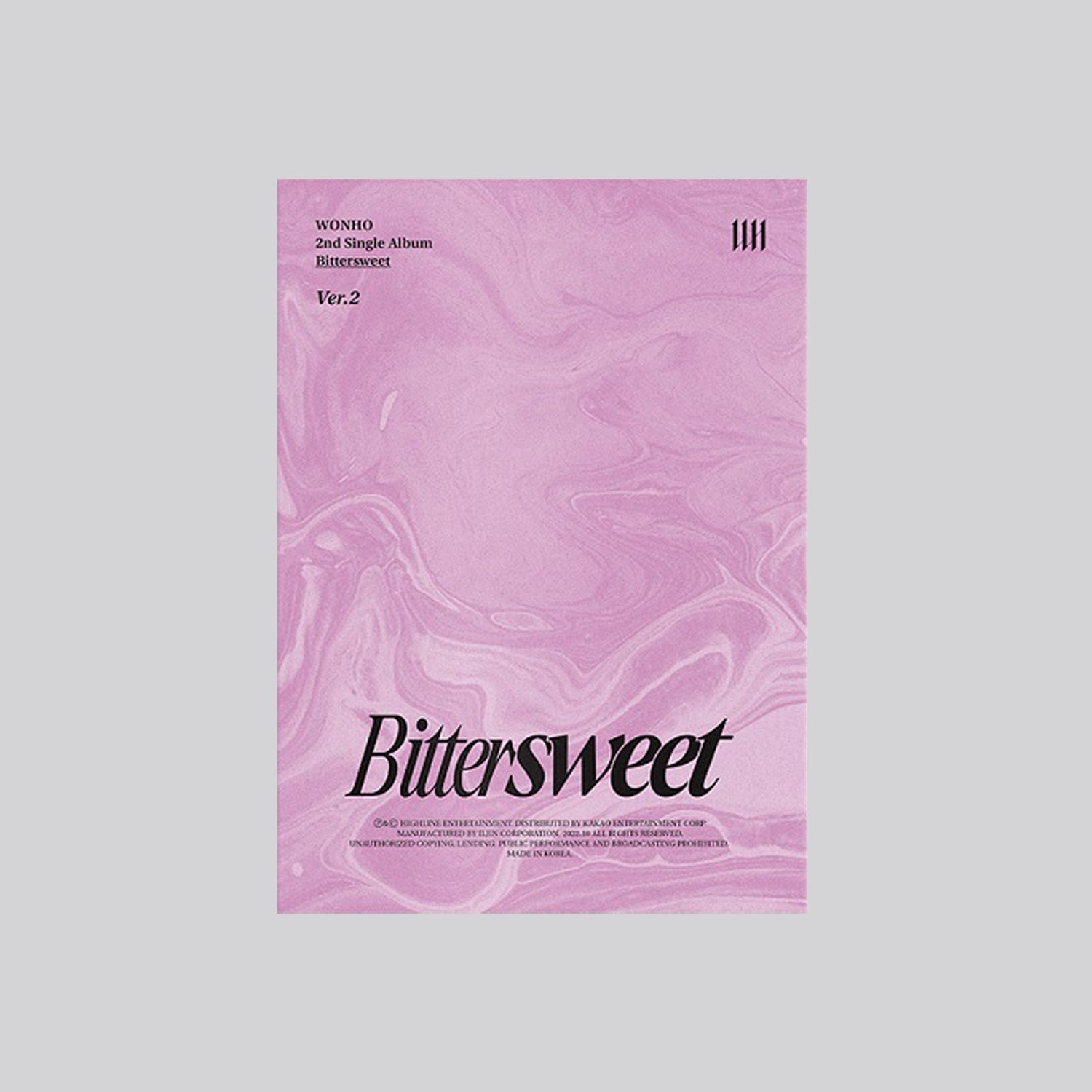 WONHO 2ND SINGLE ALBUM 'BITTERSWEET' VER.2 COVER