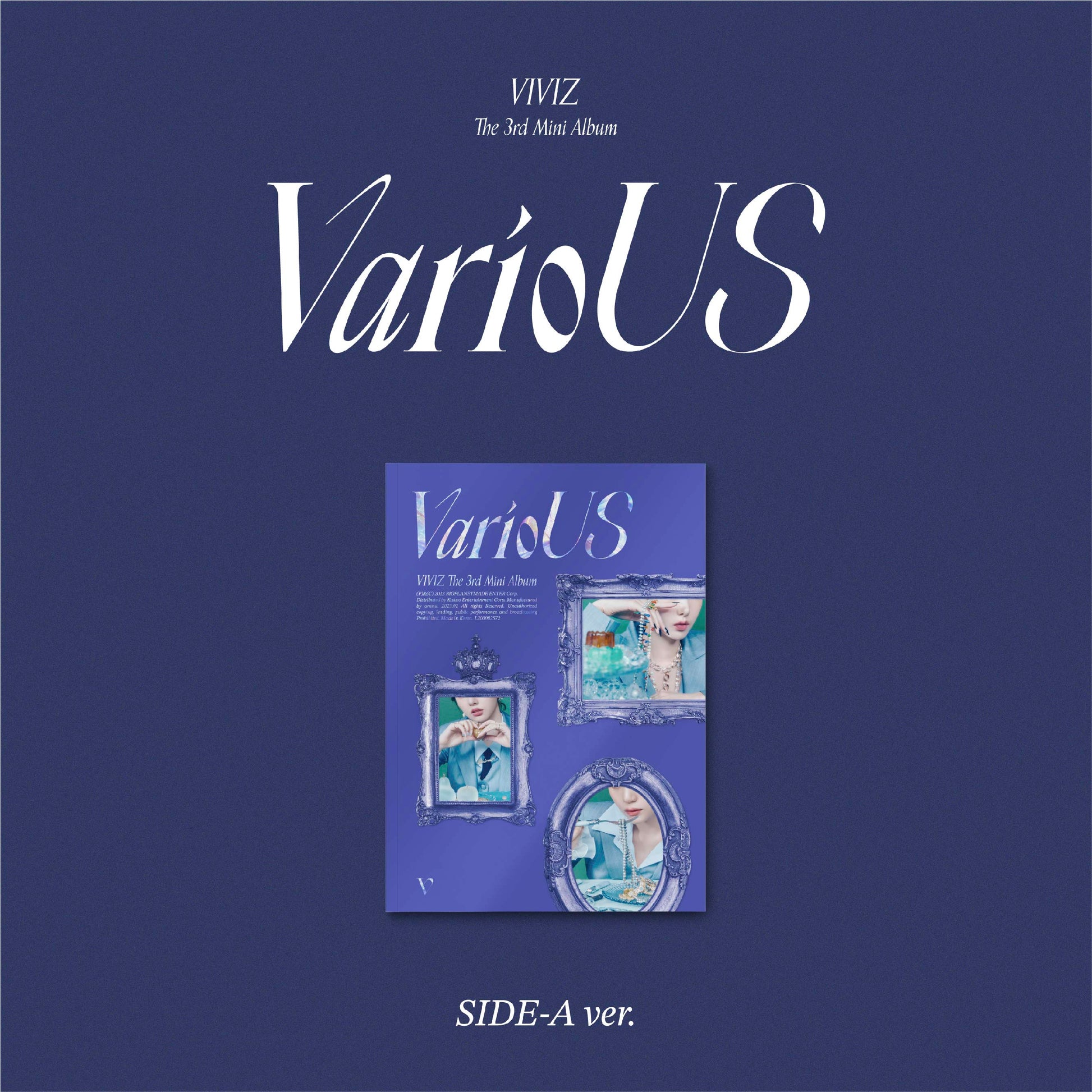 VIVIZ 3RD MINI ALBUM 'VARIOUS' (PHOTOBOOK) SIDE-A VERSION COVER