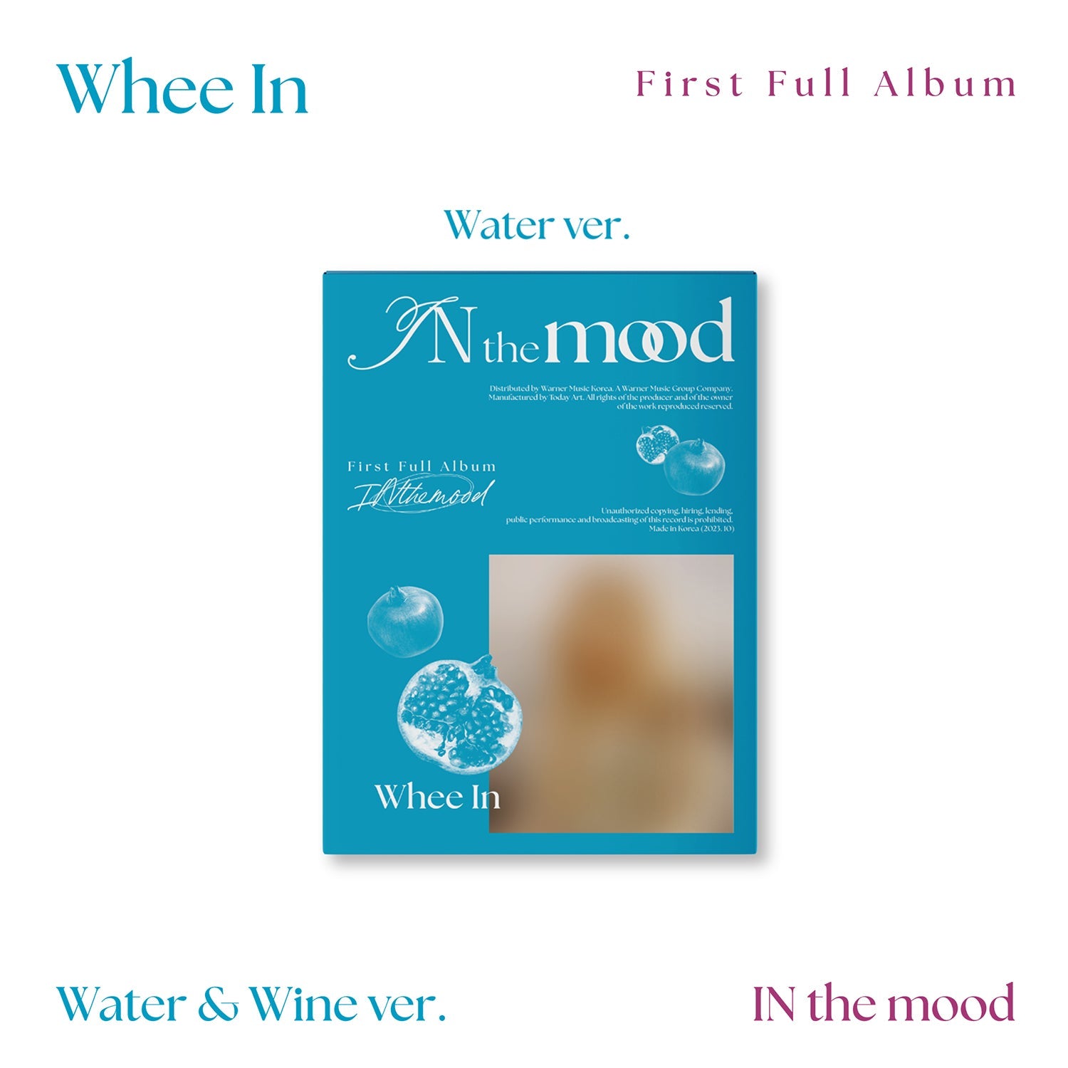 WHEE IN 1ST FULL ALBUM 'IN THE MOOD' (PHOTOBOOK) WATER VERSION COVER