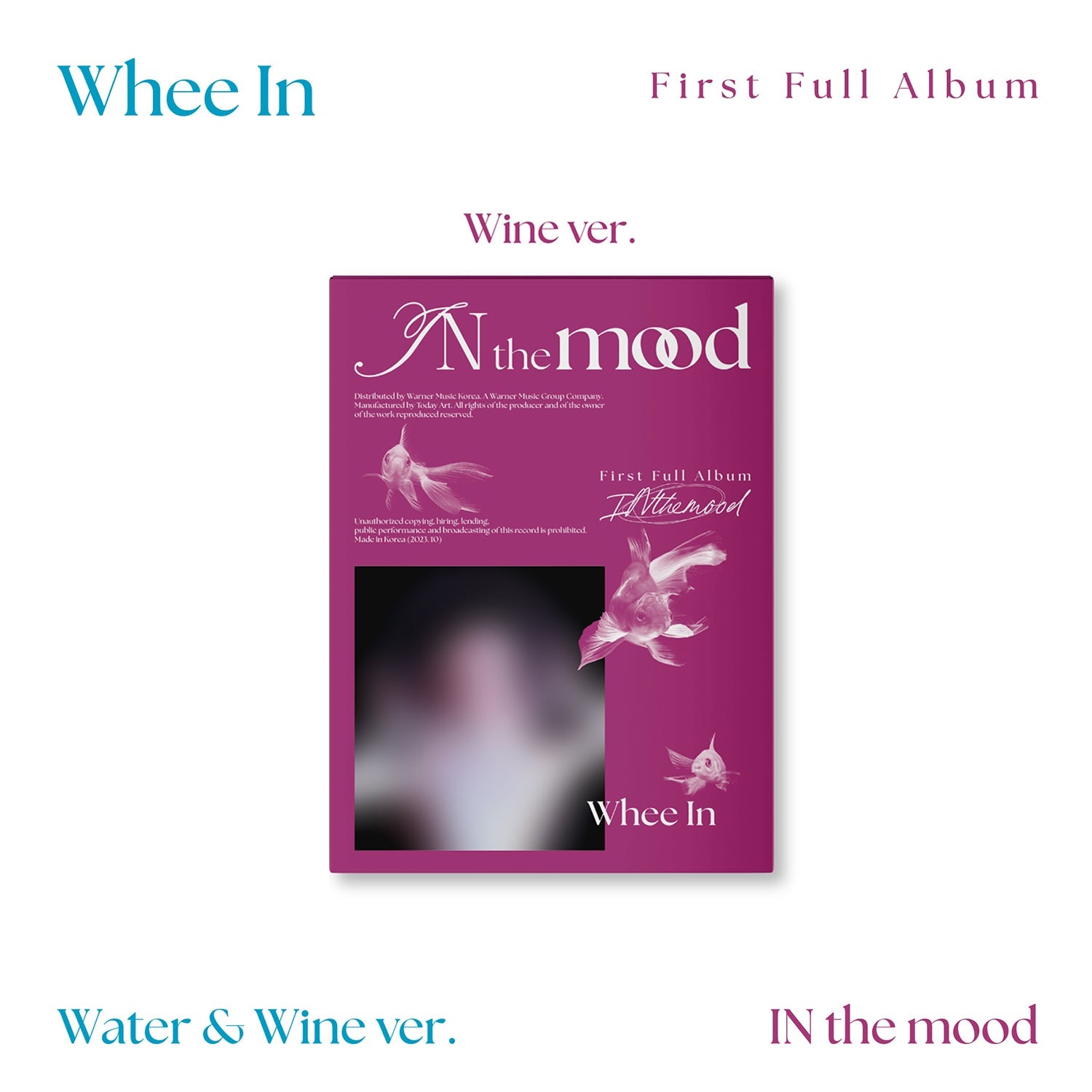 WHEE IN 1ST FULL ALBUM 'IN THE MOOD' (PHOTOBOOK) WINE VERSION COVER