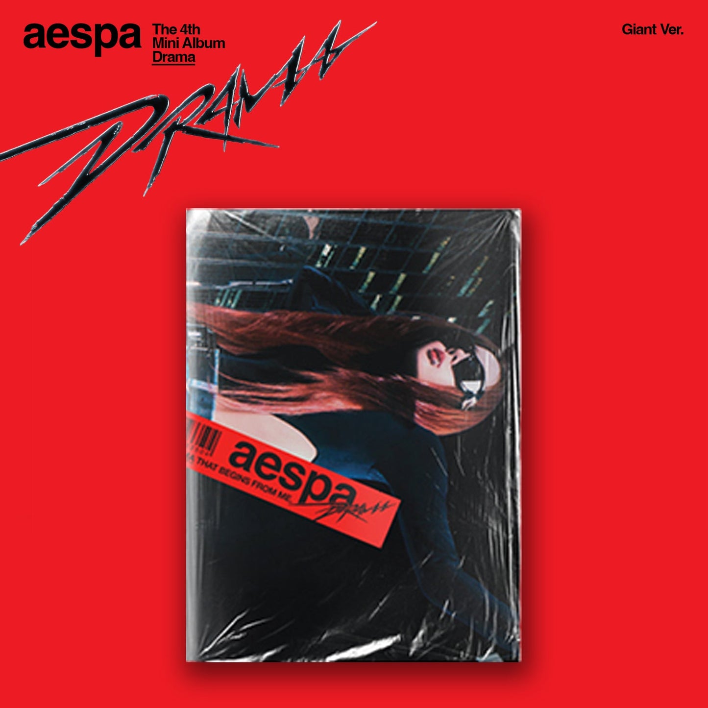 AESPA 4TH MINI ALBUM 'DRAMA' (GIANT) WINTER VERSION COVER