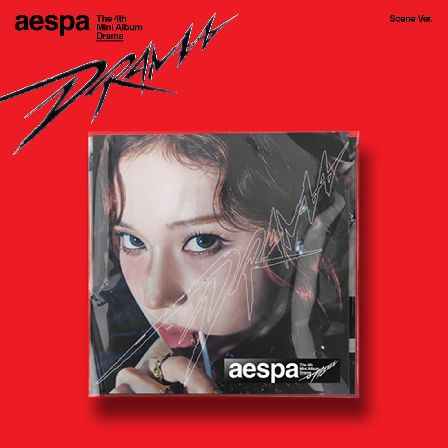 AESPA 4TH MINI ALBUM 'DRAMA' (SCENE) WINTER VERSION COVER