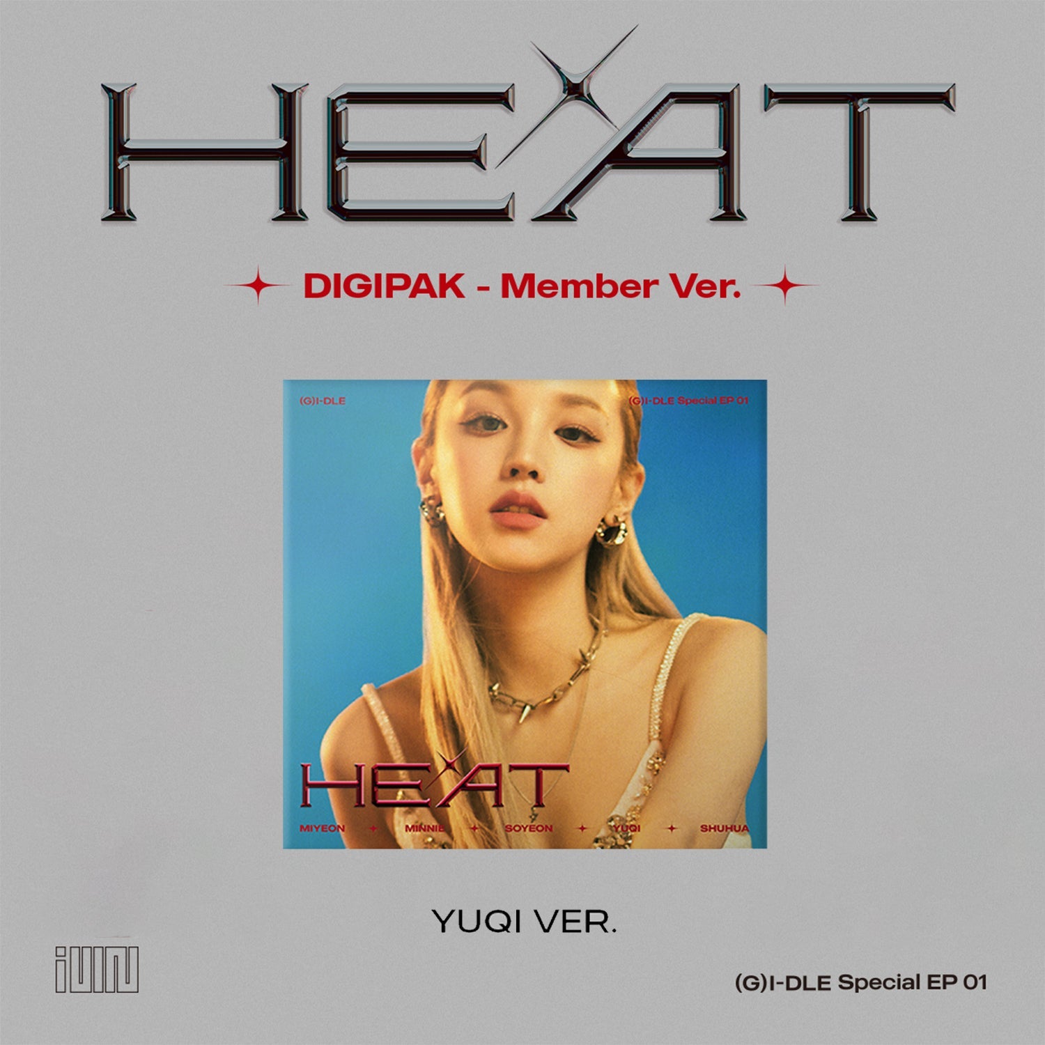 (G)I-DLE SPECIAL ALBUM 'HEAT' (DIGIPACK) YUQI VERSION COVER