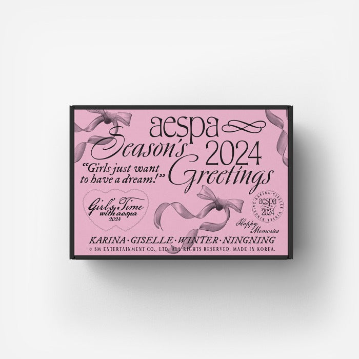 AESPA 2024 SEASON'S GREETINGS COVER
