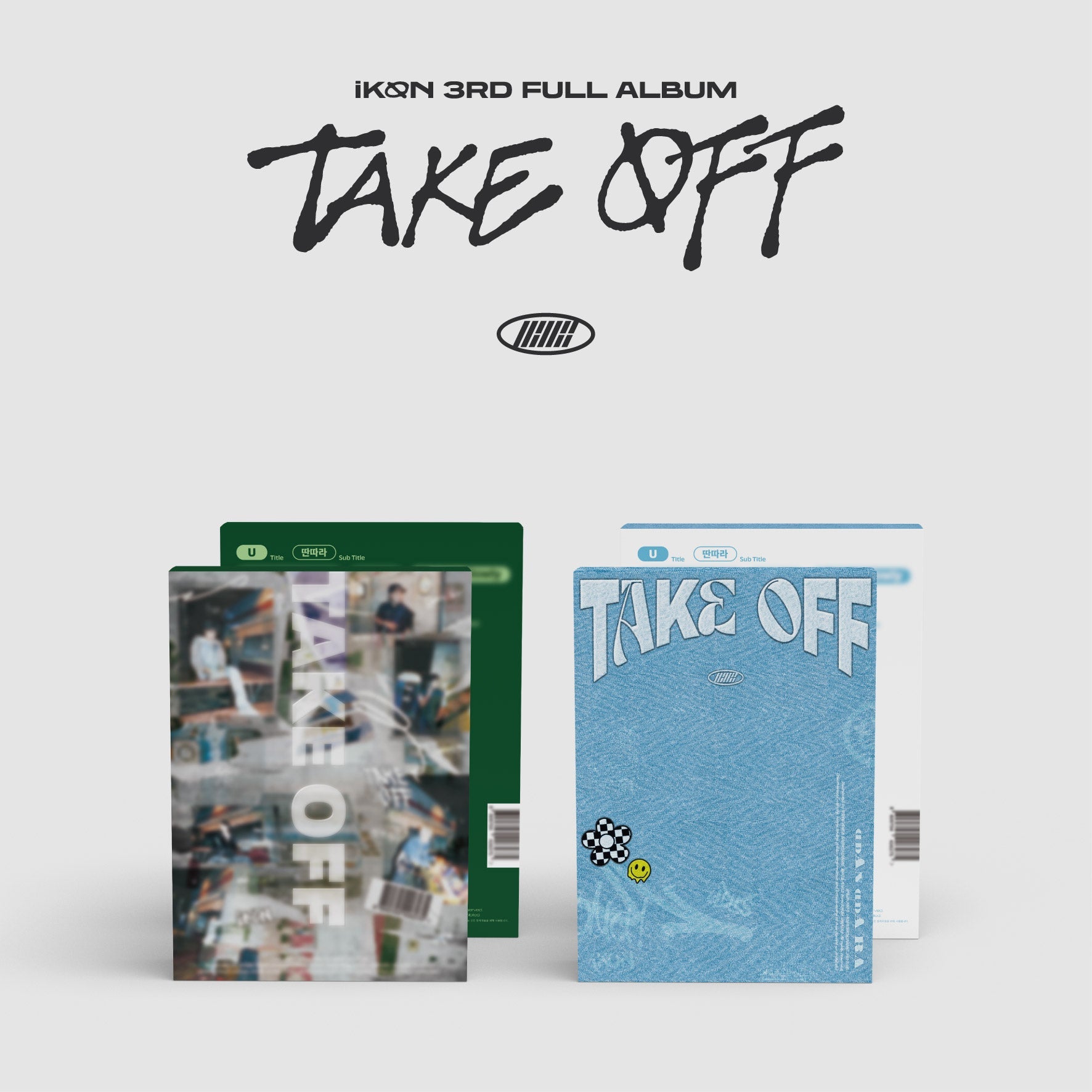 IKON 3RD FULL ALBUM 'TAKE OFF' SET COVER