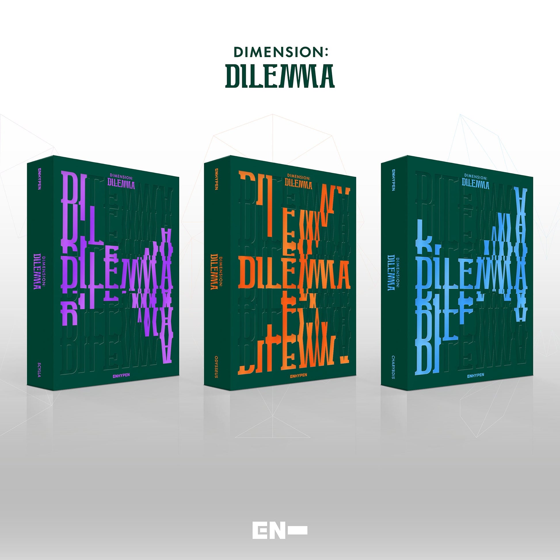 ENHYPEN 1ST ALBUM 'DIMENSION : DILEMMA' cover
