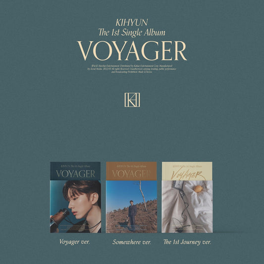 KIHYUN (MONSTA X) 1ST SINGLE ALBUM 'VOYAGER' set cover