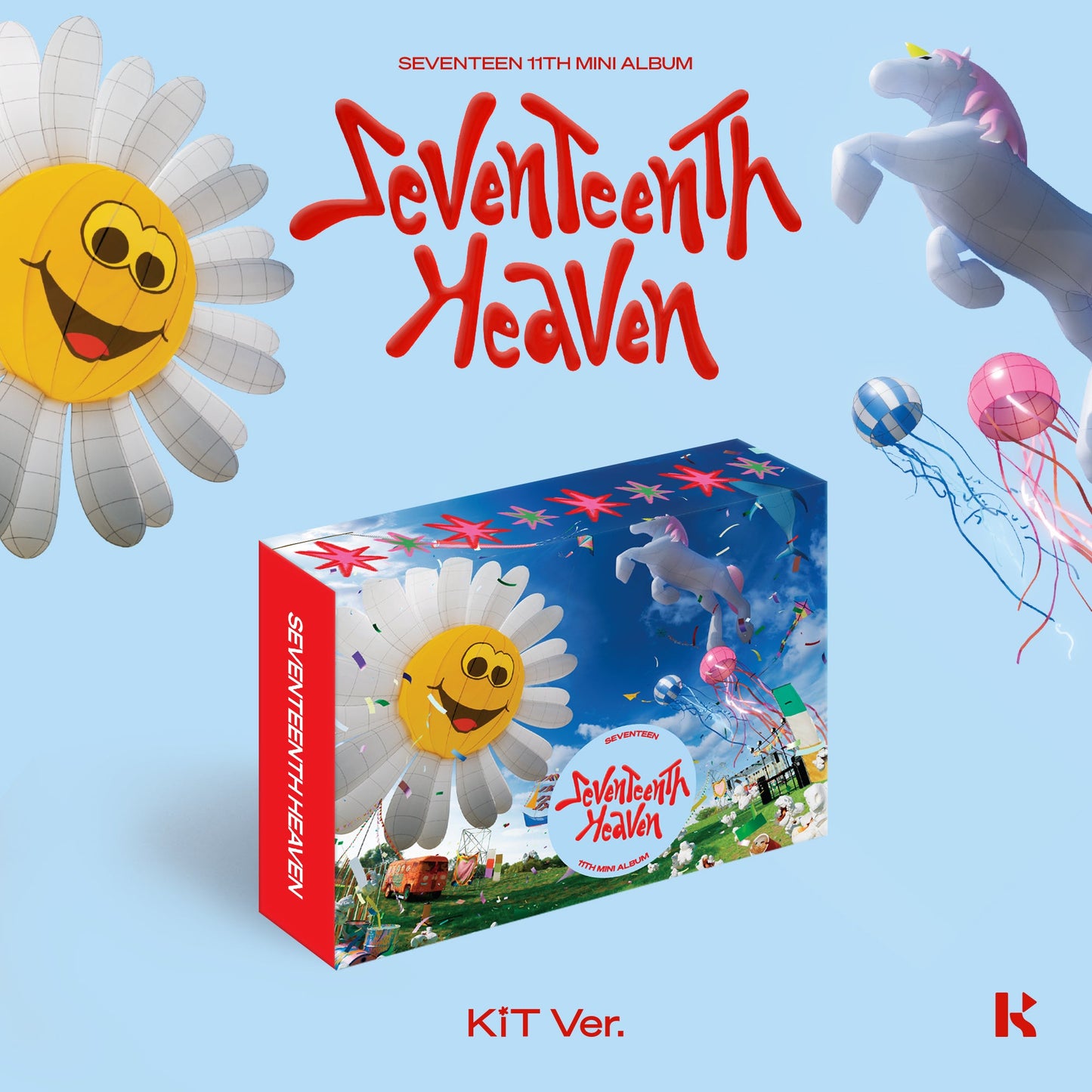 SEVENTEEN 11TH MINI ALBUM 'SEVENTEENTH HEAVEN' (KIHNO KIT) COVER