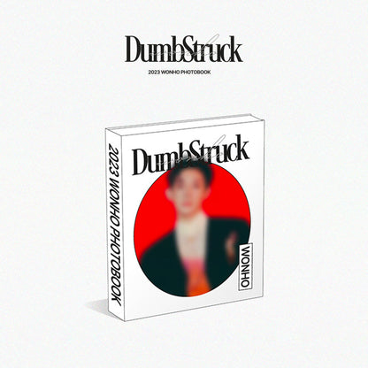 WONHO 2023 PHOTOBOOK 'DUMBSTRUCK' RED VERSION COVER