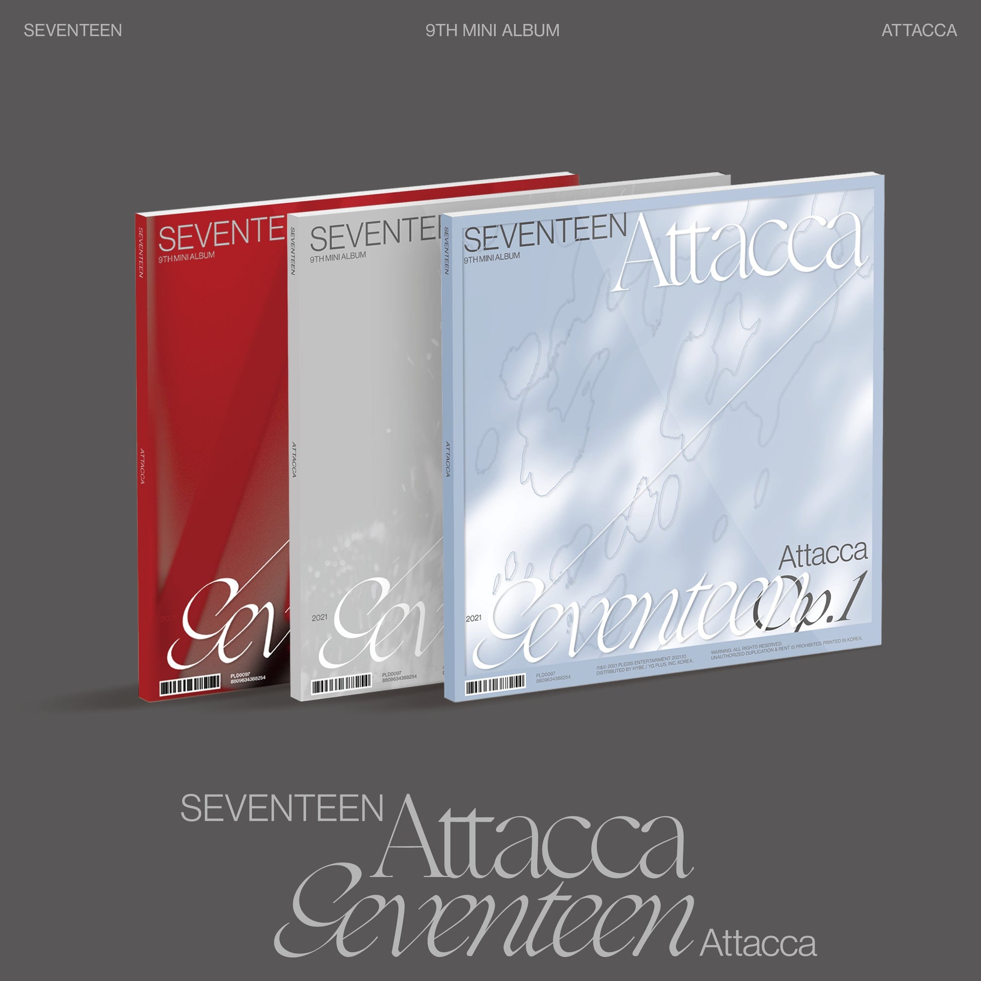 SEVENTEEN 9TH MINI ALBUM 'ATTACCA' set cover