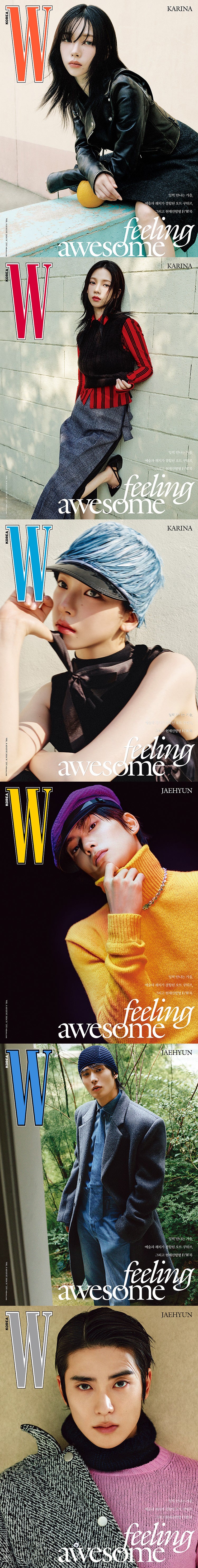 W KOREA 'AUGUST 2024 - KARINA (AESPA), JAEHYUN (NCT)' DETAIL