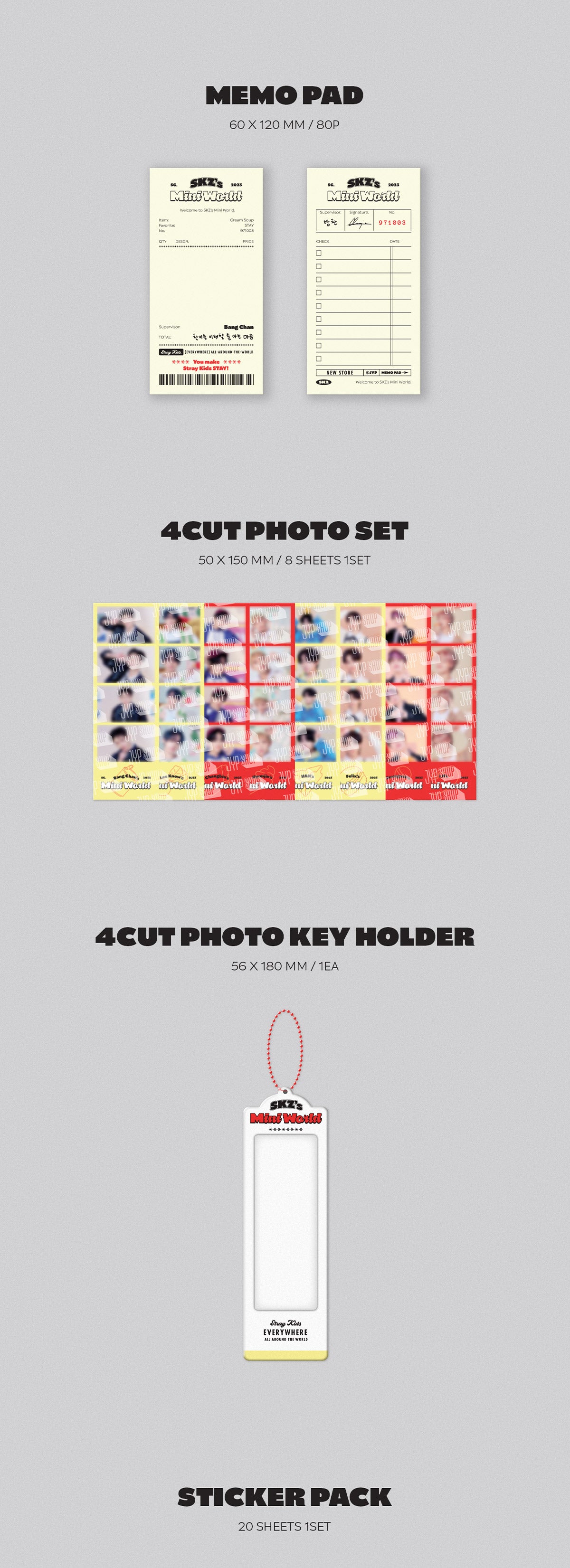STRAY KIDS 2023 SEASON'S GREETINGS 'SKZ'S MINI WORLD' DETAIL 3